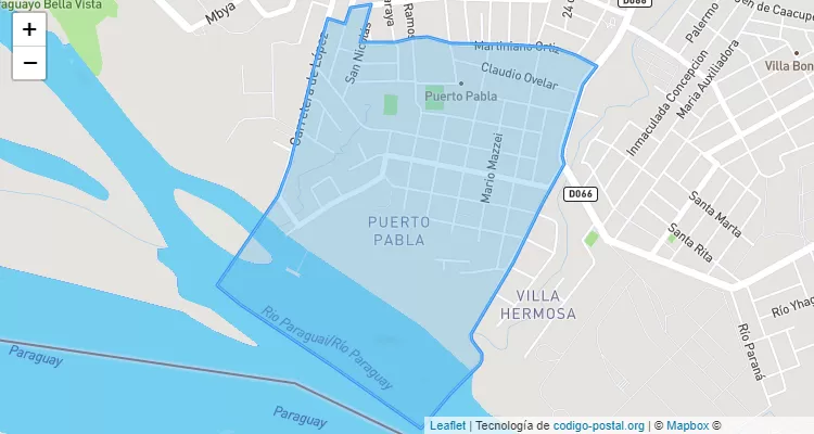 Código Postal 110735 - Paraguay