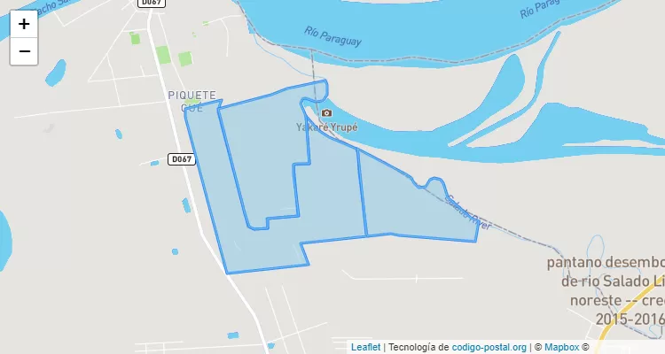 Código Postal El Peñón 3, Limpio - Central