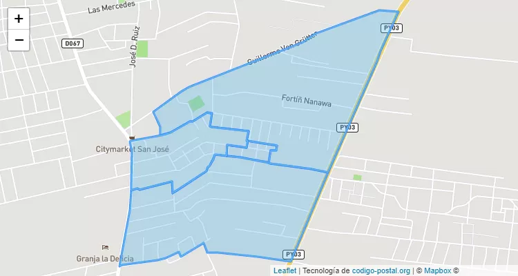 Código Postal Rincón del Peñón 24 de Mayo, Limpio - Central