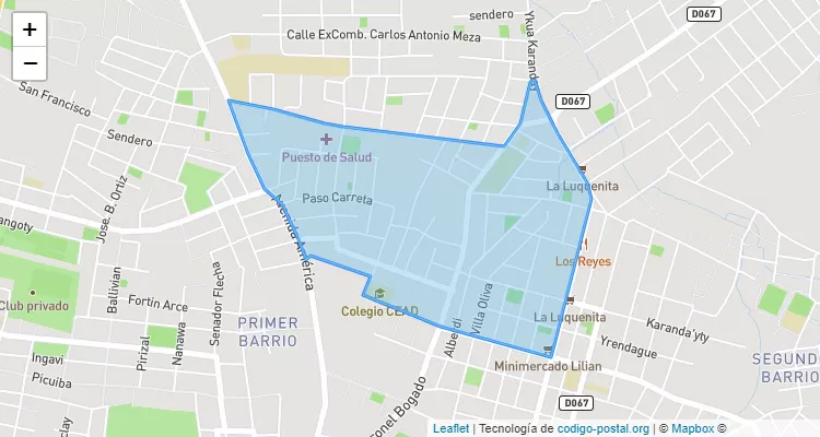 110919 ZIP Code - Paraguay