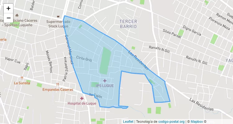 Código Postal 110928 - Paraguay