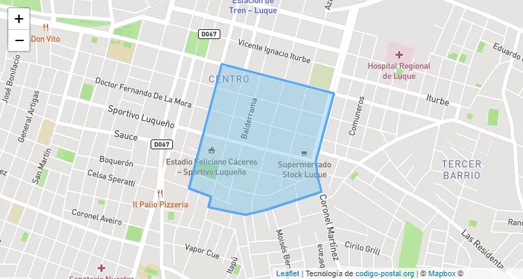 Código Postal 110930 - Paraguay