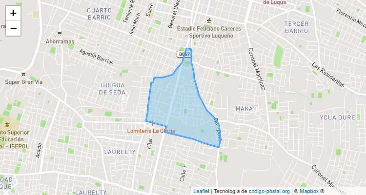 110947 ZIP Code - Paraguay