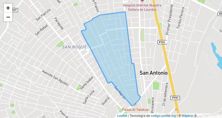 Código Postal 111213 - Paraguay