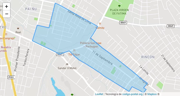 Código Postal 111217 - Paraguay