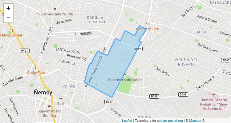 Código Postal 111218 - Paraguay