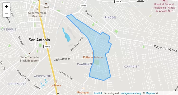 Código Postal 111222 - Paraguay