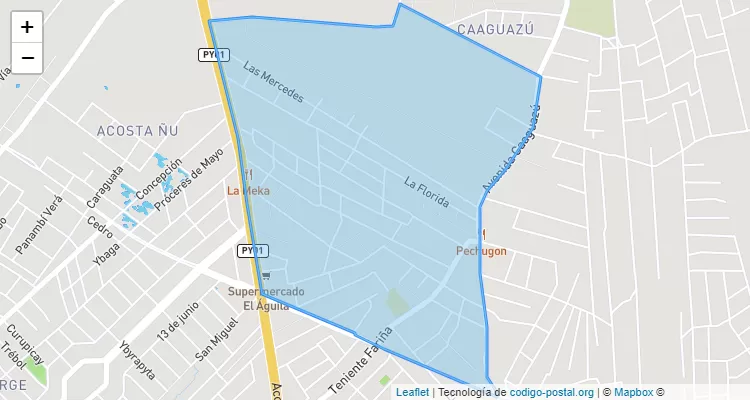 Código Postal 111224 - Paraguay