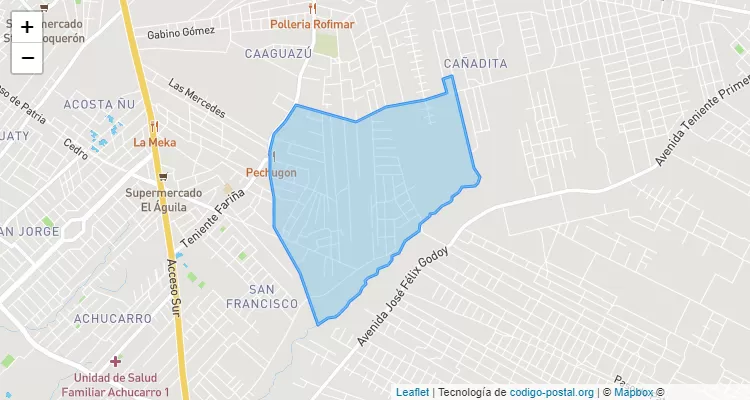 Código Postal 111225 - Paraguay