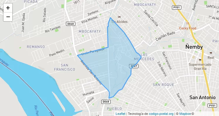 Código Postal 111301 - Paraguay