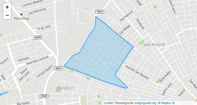 Código Postal 111305 - Paraguay