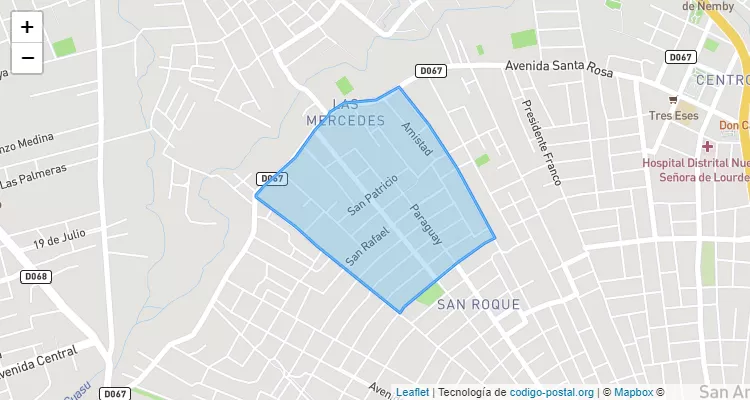 Código Postal 111306 - Paraguay