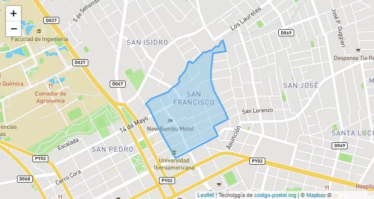 San Francisco, San Lorenzo - Central ZIP Code