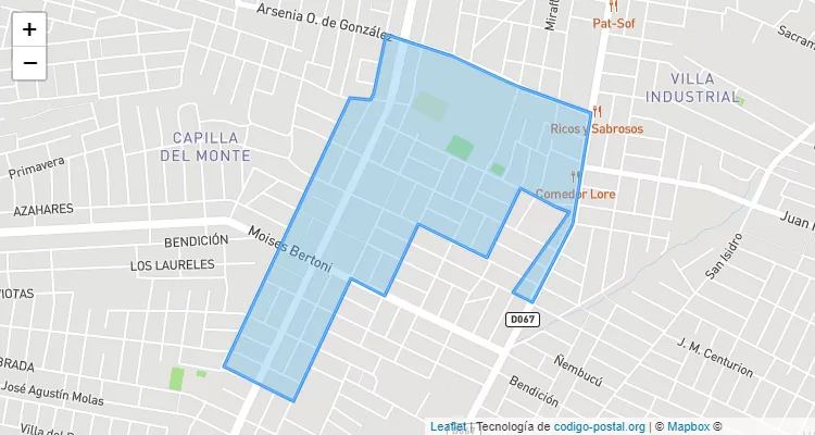 Capilla del Monte, San Lorenzo - Central ZIP Code