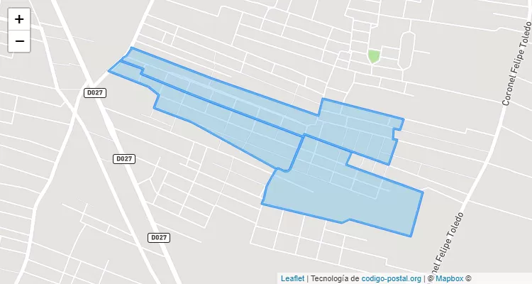 Código Postal Las Mellizas, J. Augusto Saldivar - Central