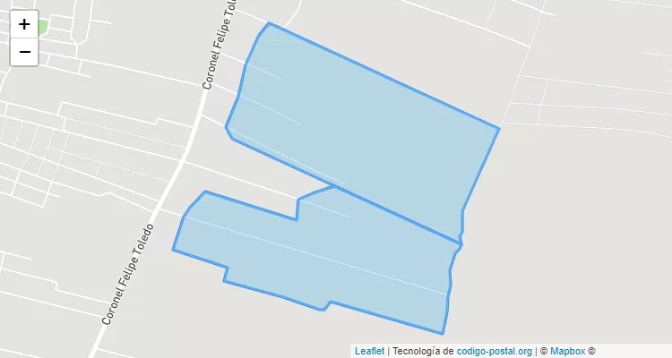 Código Postal Santa Rosa, J. Augusto Saldivar - Central