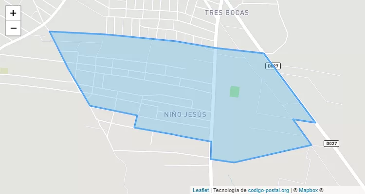 Código Postal Niño Jesús, J. Augusto Saldivar - Central