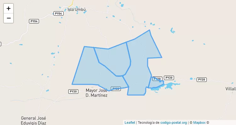 Código Postal Flora Punta, Desmochados - Ñeembucú