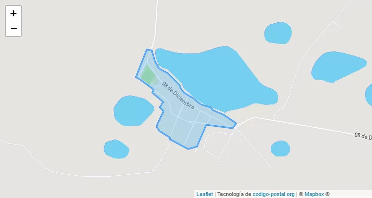 Código Postal Urbano, Guazú-Cuá - Ñeembucú