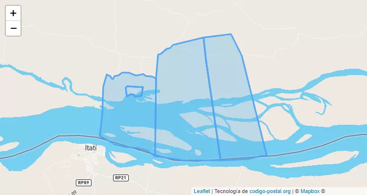 Código Postal Ita Kora, Mayor José Dejesús Martínez - Ñeembucú