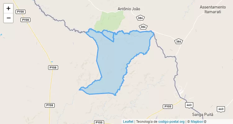 Código Postal Colonia Estrella, Pedro Juan Caballero - Amambay