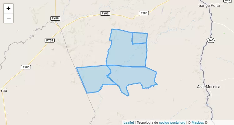 Código Postal Campo Flor, Pedro Juan Caballero - Amambay