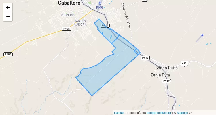 Código Postal Villa Teresa, Pedro Juan Caballero - Amambay