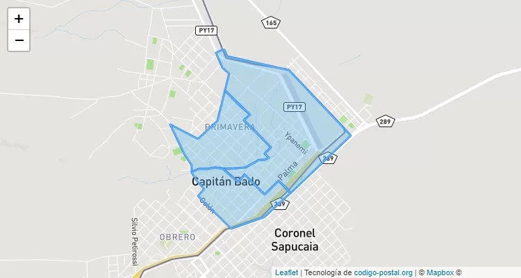 Código Postal San Roque, Capitán Bado - Amambay