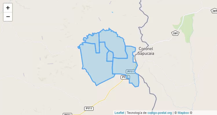 Código Postal Mariscal López, Capitán Bado - Amambay