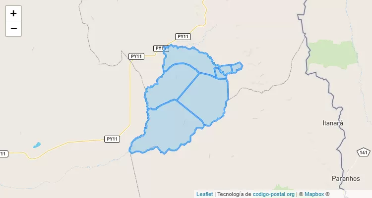 Código Postal Zanja Hu, Capitán Bado - Amambay