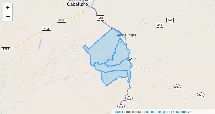 Código Postal Callejón Brasil, Zanja Pytã - Amambay