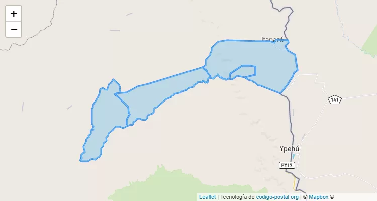 Código Postal San Francisco, Itanará - Canindeyú