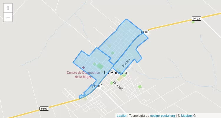Código Postal Las Mercedes, La Paloma del Espíritu Santo - Canindeyú