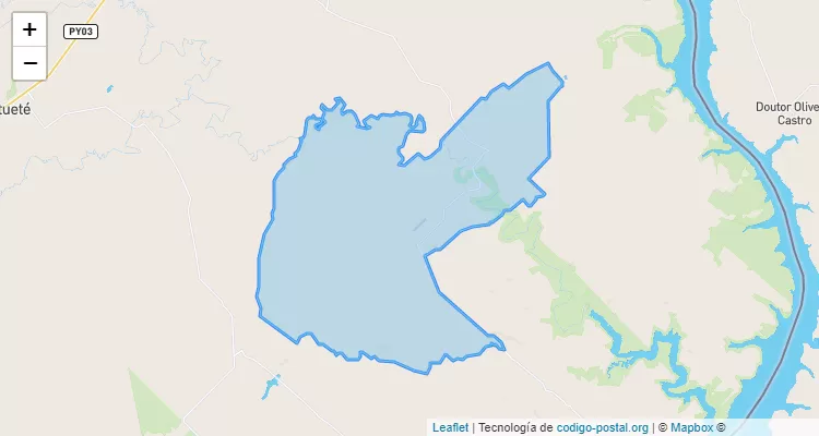 Código Postal Colonia Guadalupe, La Paloma del Espíritu Santo - Canindeyú