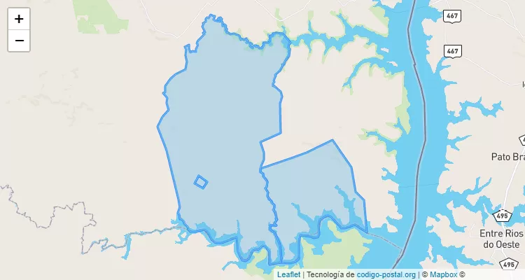 Código Postal 1ro de Marzo, Nueva Esperanza - Canindeyú