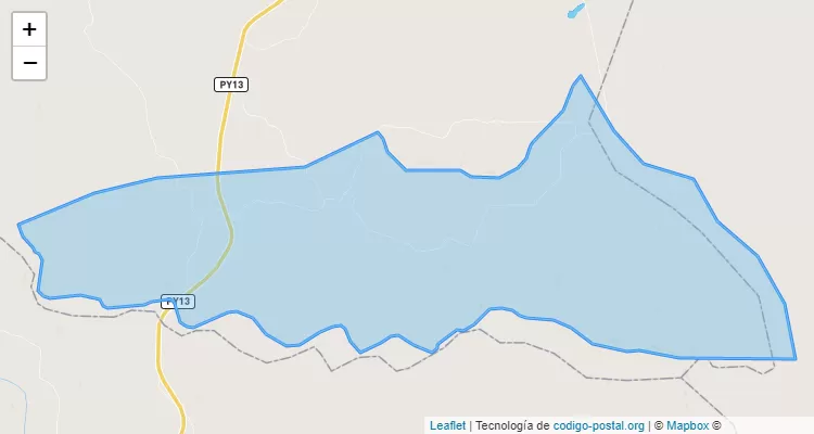 Código Postal Sidepar Colonia Belleza, Yasy Cañy - Canindeyú