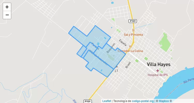 Código Postal El Progreso 2, Villa Hayes - Presidente Hayes