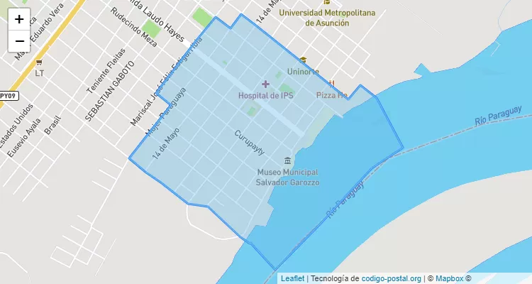 Código Postal Alonso, Villa Hayes - Presidente Hayes