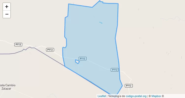 Código Postal Zona Esteban Martínez, Teniente Esteban Martínez - Presidente Hayes