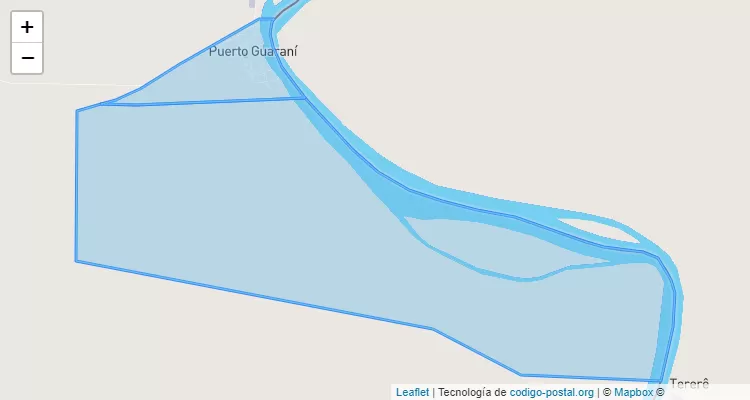 Código Postal Colonia Angel Muzzolón, Carmelo Peralta - Alto Paraguay