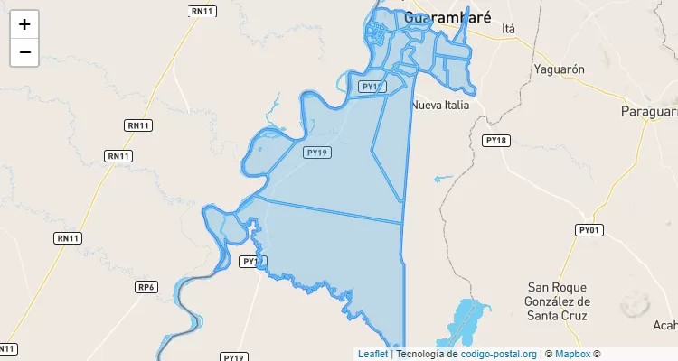 Código Postal Villeta, Central - Paraguay