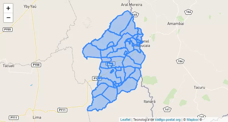 Capitán Bado, Amambay ZIP Code - Paraguay