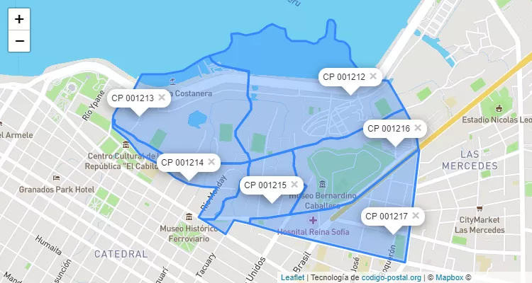 Código Postal Ricardo Brugada, San Roque - Asunción