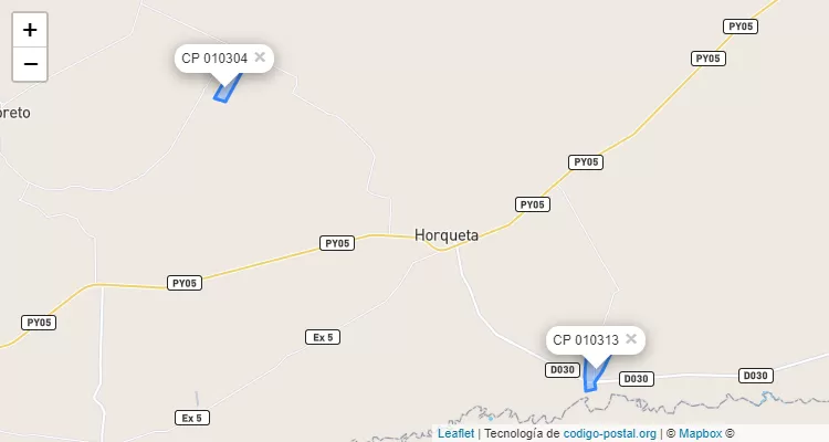 Santa Librada, Horqueta - Concepción ZIP Code