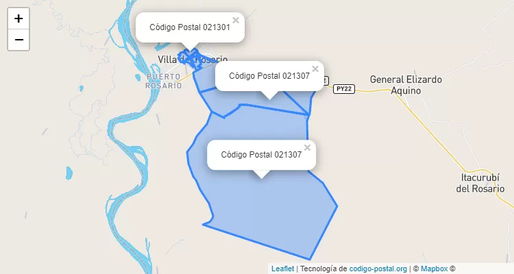 Código Postal San Blas, Villa del Rosario - San Pedro