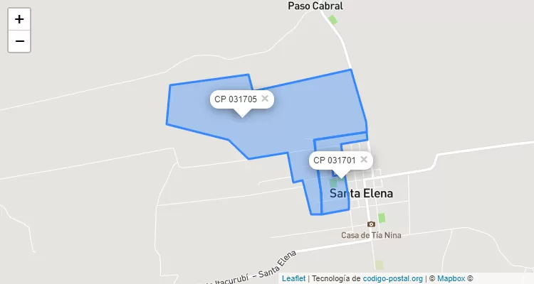 Código Postal San Antonio, Santa Elena - Cordillera