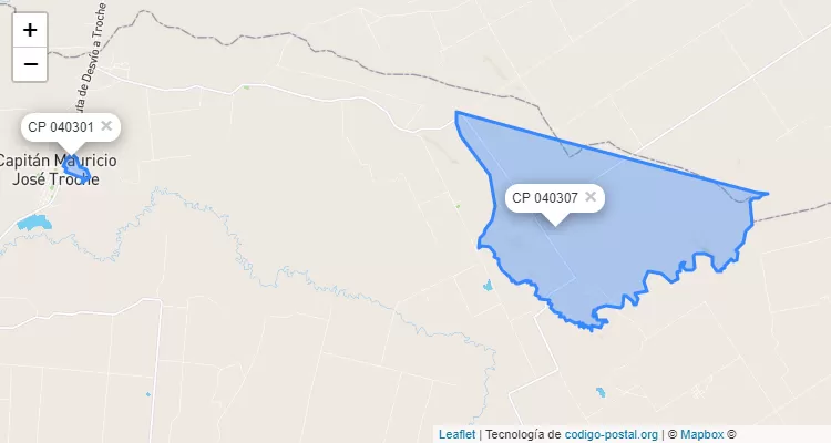 Código Postal San Miguel, Capitán Mauricio José Troche - Guairá