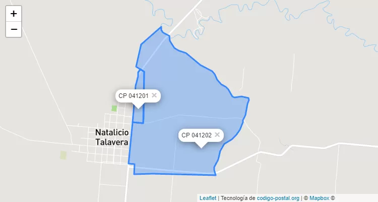 Código Postal San Miguel, Natalicio Talavera - Guairá