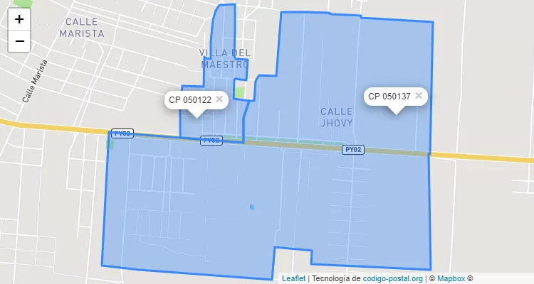 CEP Calle Hovy, Coronel Oviedo - Caaguazú