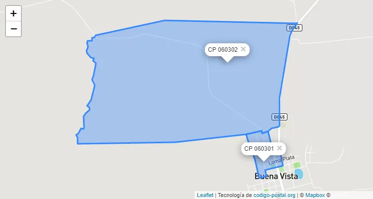 Código Postal San Antonio, Buena Vista - Caazapá